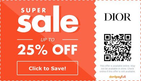 dior promo code june 2020|dior coupon code.